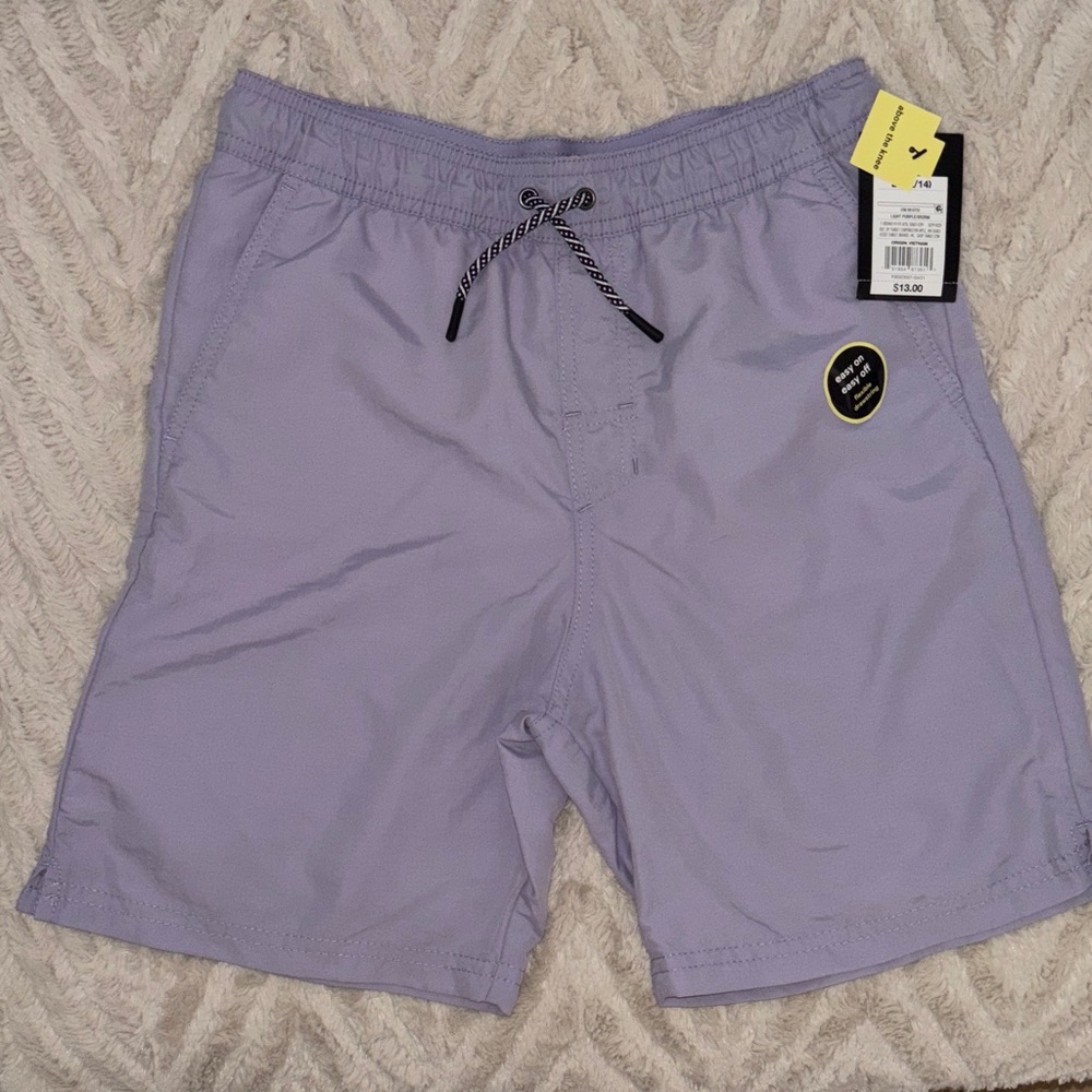 Kids Light Purple Shorts/Swim Trunks